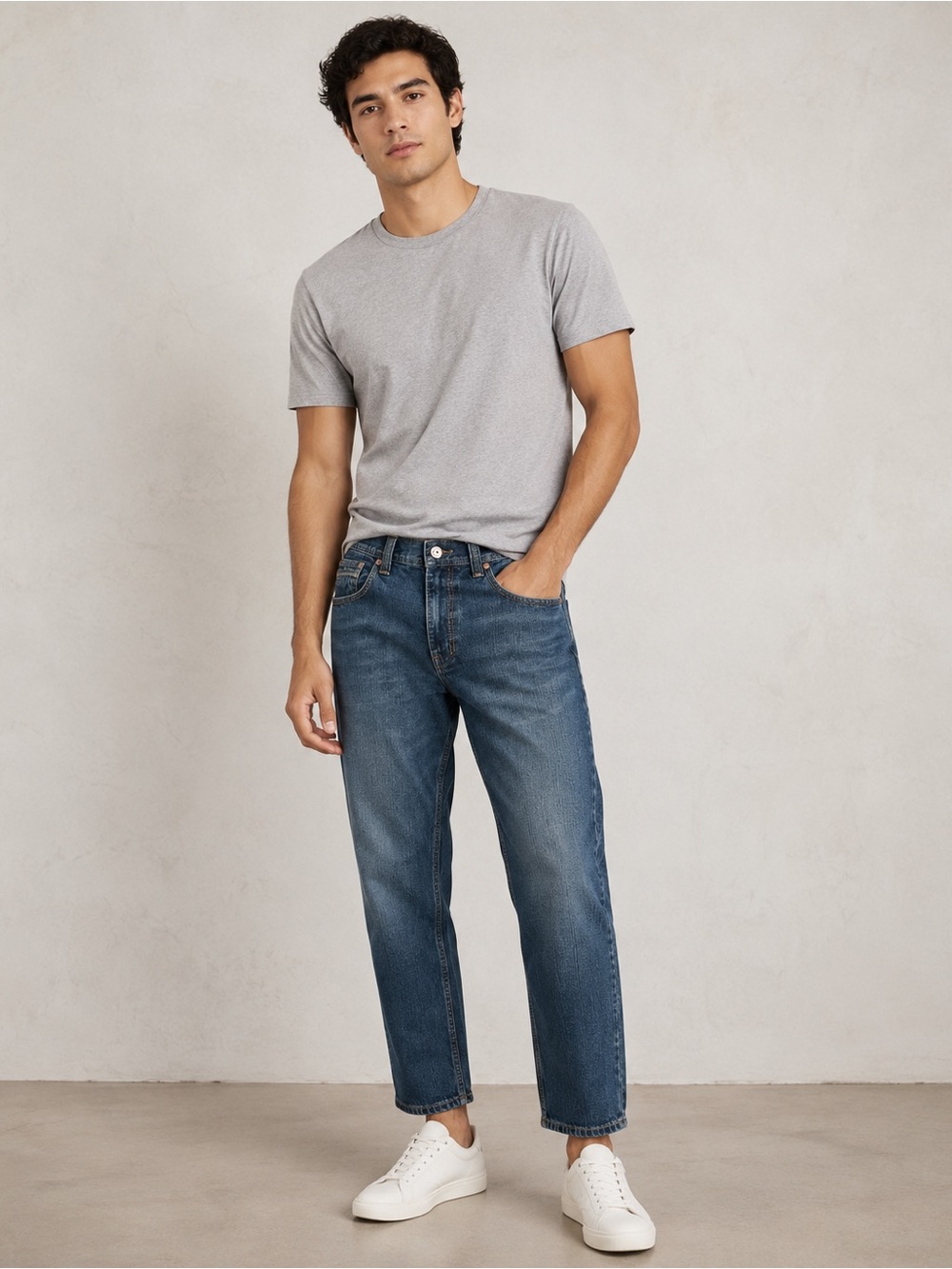 SB Royal Blue Men’s Relaxed Fit Jeans 32x30 Blue Denim 85% Cotton